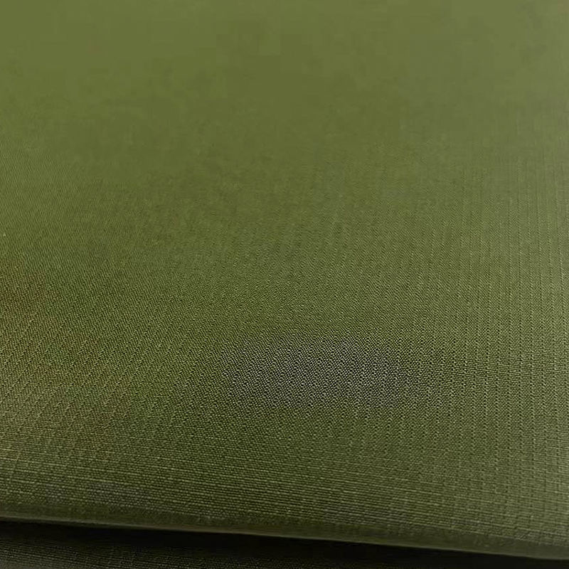 100D maskinelastiskt pongeetyg laminerat TPU